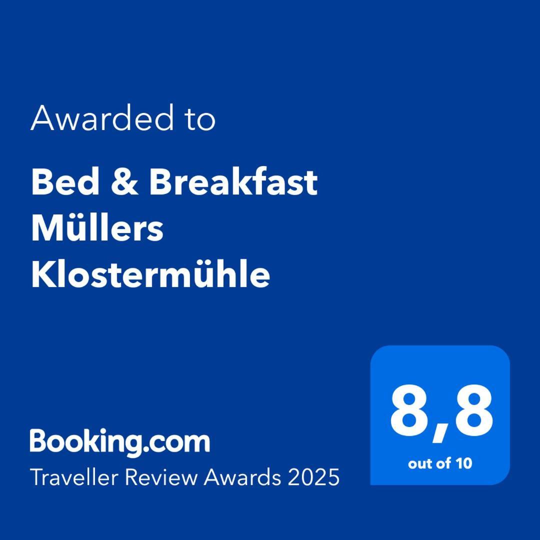 Bed & Breakfast Muellers Klostermuehle 뮌스테르탈 외부 사진